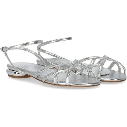 Sandalen & Sandaletten - STICH SILBERNE FLACHE SANDALE - für Damen - Ncub - Modalova