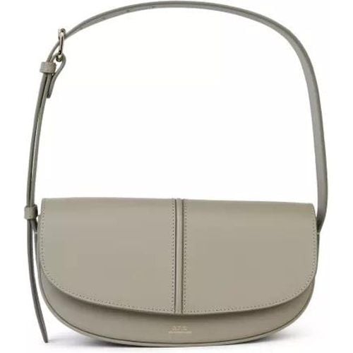 Shopper - Betty' Crossbody Bag In Light Green Matte Leather - Gr. unisize - in - für Damen - A.P.C. - Modalova