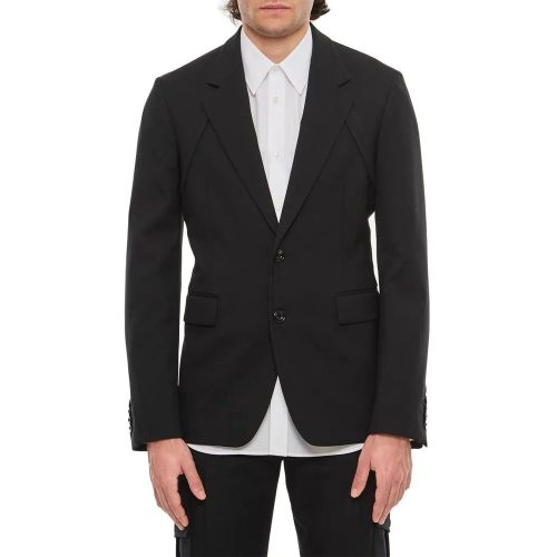 Wool Gabardine Harness Jacket - Größe 48 - alexander mcqueen - Modalova