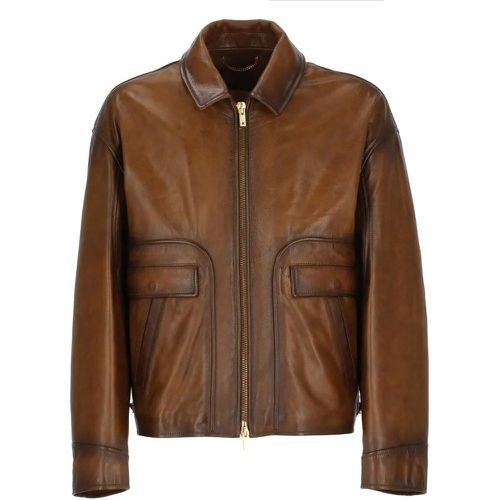 Leather Jacket - Größe 50 - Golden Goose - Modalova