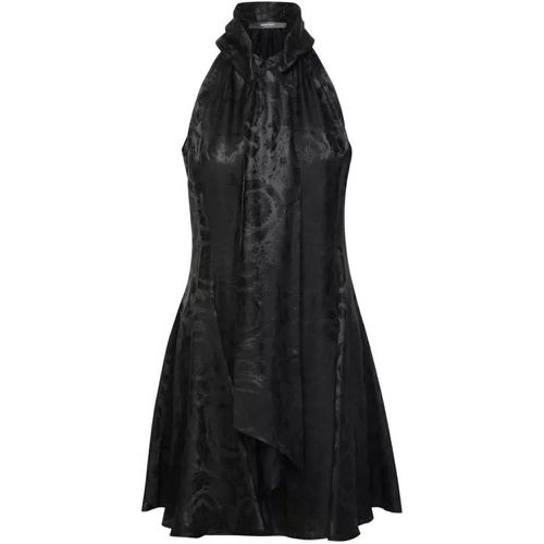 Barocco' Dress In Black Silk Blend - Größe 42 - black - Versace - Modalova