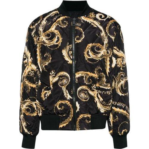 Reversible Jacket With Print - Größe 46 - Versace Jeans Couture - Modalova