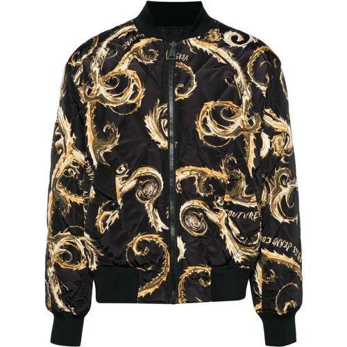 Reversible Jacket With Print - Größe 52 - Versace Jeans Couture - Modalova