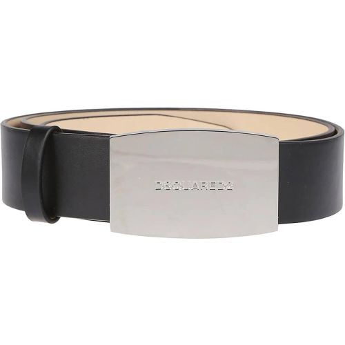 Gürtel - Logo Plaque Belt Black - Gr. 105 - in - für Damen - Dsquared2 - Modalova