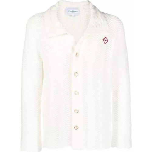 White Wavy Gradient Shirt - Größe S - white - Casablanca - Modalova