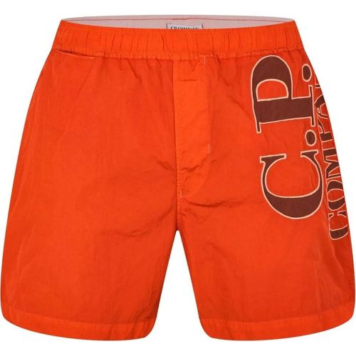 Eco-chrome R Logo Swim Shorts - Größe 48 - CP Company - Modalova