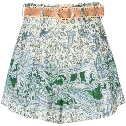 Ottie Tuck Linen Shorts - Größe 1 - Zimmermann - Modalova