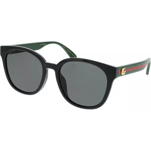 Sonnenbrille - GG0855SK-001 56 Sunglass WOMAN INJECTION - Gr. unisize - in Schwarz - für Damen - Gucci - Modalova