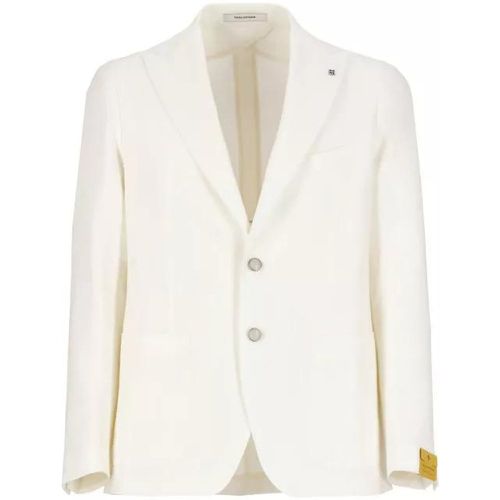 Linen And Cotton Jacket - Größe 46 - Tagliatore - Modalova