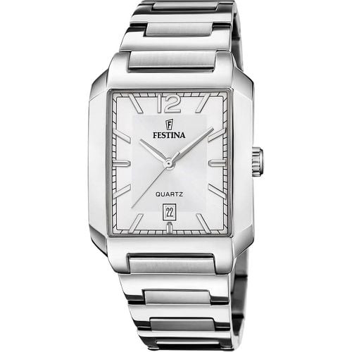 Uhren - On The Square herren Uhr Silber F20677/2 - Gr. unisize - in Silber - für Damen - Festina - Modalova