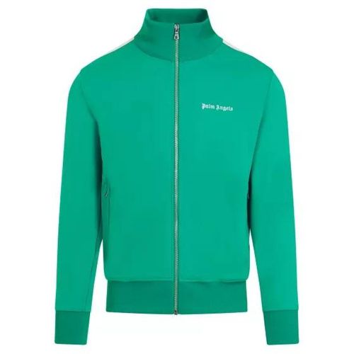 Green Classic Logo Track Jacket - Größe M - green - Palm Angels - Modalova