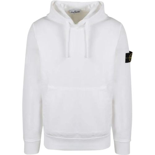 White Badge Logo Classic Hoodie - Größe L - Stone Island - Modalova