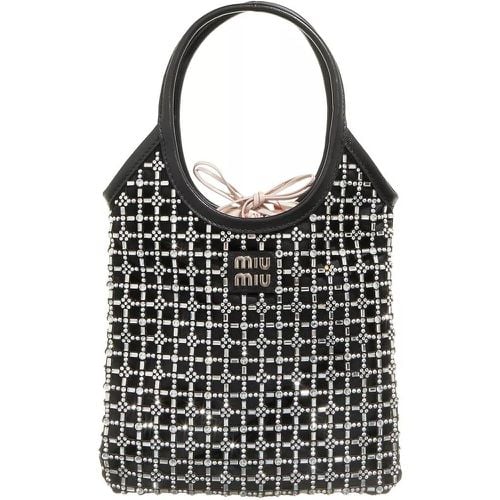 Totes & Shopper - Crystal Embellished Satin Tote Bag - Gr. unisize - in - für Damen - Miu Miu - Modalova