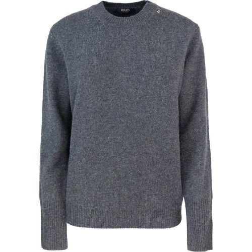 Sweaters Grey - Größe L - LIU JO - Modalova