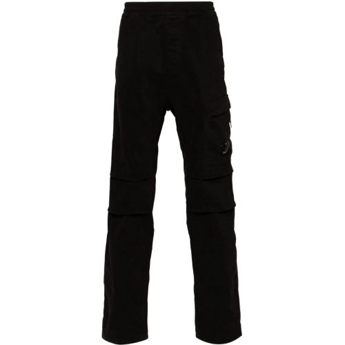 Lens-Detail Tapered-Leg Trousers - Größe 48 - CP Company - Modalova