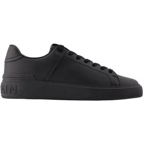 Low-Top Sneaker - B-Court Sneakers - Leather - Black - Gr. 40 (EU) - in - für Damen - Balmain - Modalova