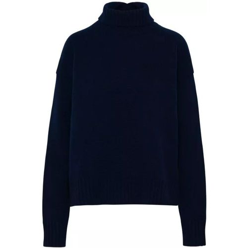 Sweater In Navy Cashmere Blend - Größe 34 - blue - Jil Sander - Modalova
