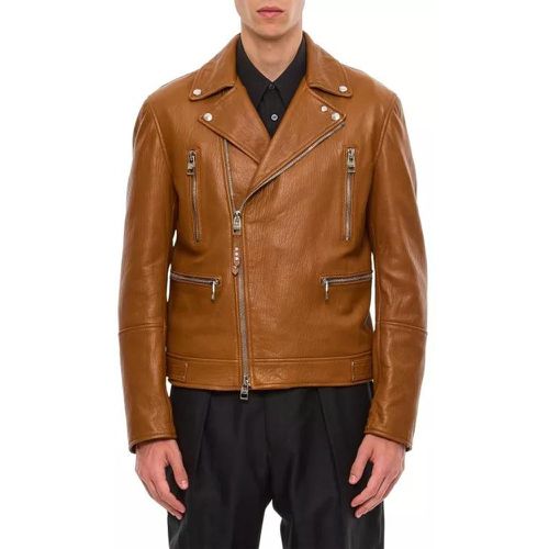 Leather Jacket - Größe 50 - alexander mcqueen - Modalova