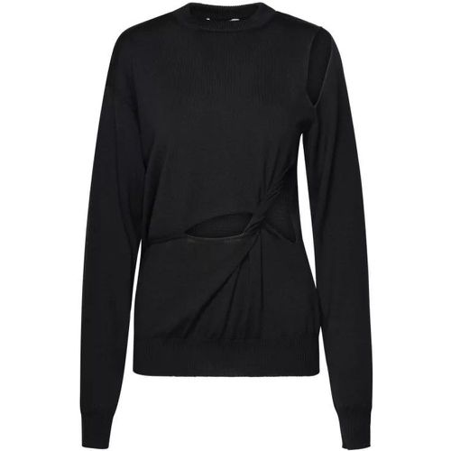 Black Virgin Wool Sweater - Größe M - black - SPORTMAX - Modalova