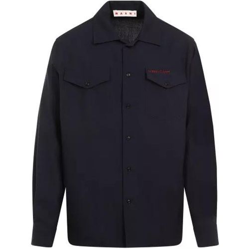 Virgin Wool Shirt - Größe 46 - Marni - Modalova