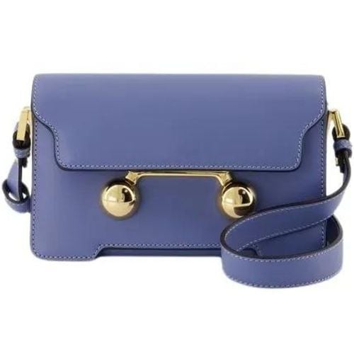 Shopper - Mini Shoulder Bag - Leather - Blue - Gr. unisize - in - für Damen - Marni - Modalova