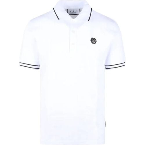 Pp Hexagon Polo Shirt - Größe M - Philipp Plein - Modalova