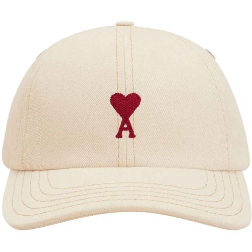 Caps & Mützen - Embroidered Cotton Cap - Gr. ONE SIZE - in - für Damen - AMI Paris - Modalova