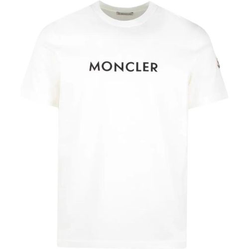 Rubber Logo T-Shirt - Größe S - weiß - Moncler - Modalova