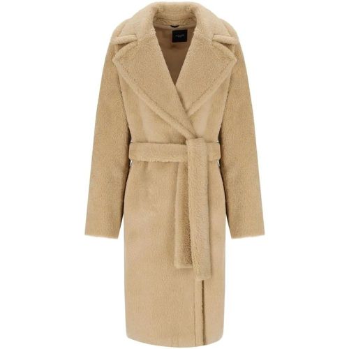 Emmy Beige Belted Teddy Coat - Größe 40 - Max Mara - Modalova