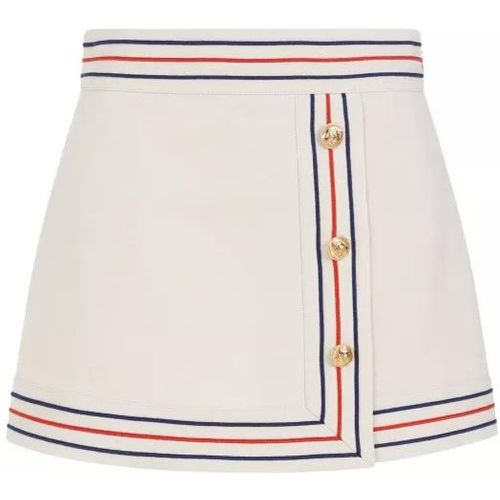 Gardenia Mix Beige Cotton Skirt - Größe 42 - Gucci - Modalova