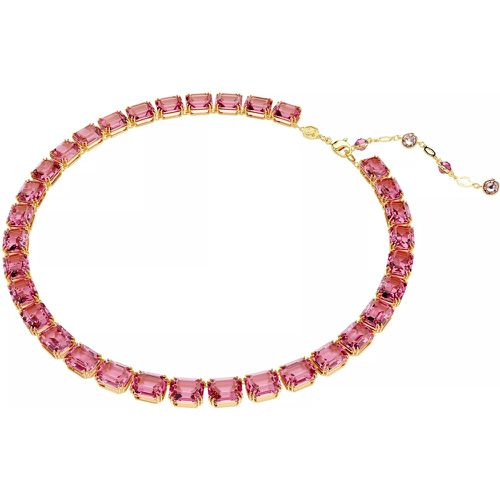 Halskette - Millenia necklace, Octagon cut - Gr. unisize - in Rosa - für Damen - Swarovski - Modalova