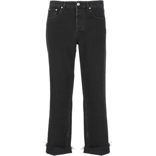 Black Cotton Jeans - Größe 31 - Lanvin - Modalova