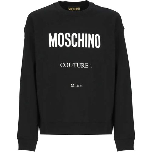 Cotton Logoed Sweatshirt - Größe M - Moschino - Modalova