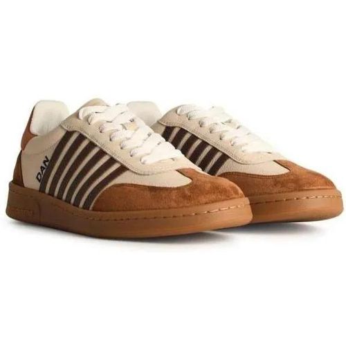 Sneakers - Boxer' Ivory Leather Sneakers - Gr. 43 (EU) - in - für Damen - Dsquared2 - Modalova