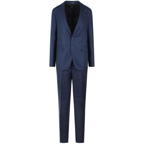 Linen Single-Breasted Tailored Suit - Größe 46 - Tagliatore - Modalova