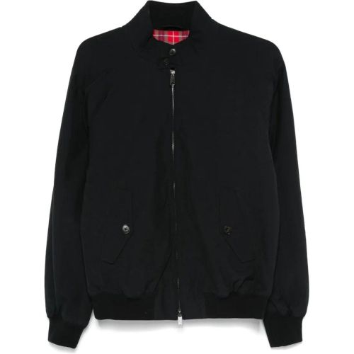 Navy Blue Logo Jacket - Größe 46 - Baracuta - Modalova