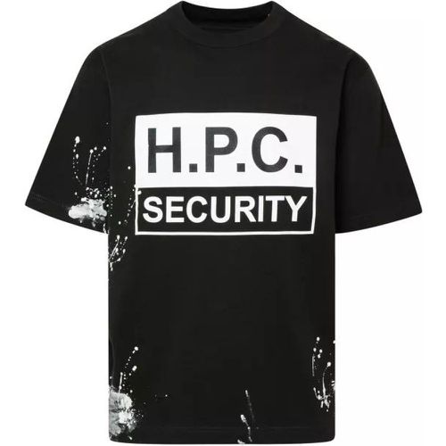 Hpc Seurity Ss T-Shirt In Green Cotton - Größe L - black - Heron Preston - Modalova