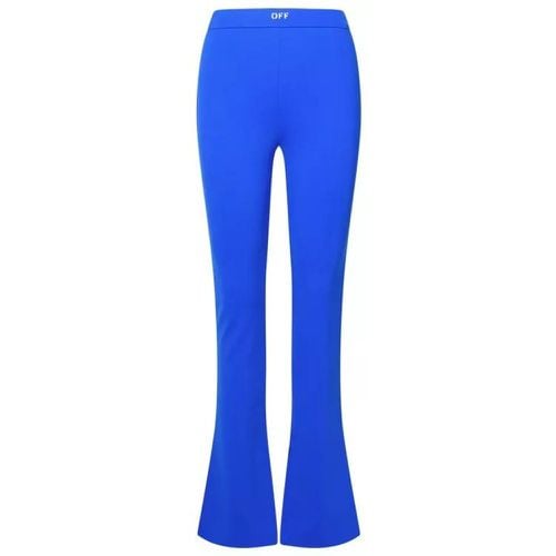 Blue Polyamide Blend Pants - Größe 40 - blue - Off-White - Modalova