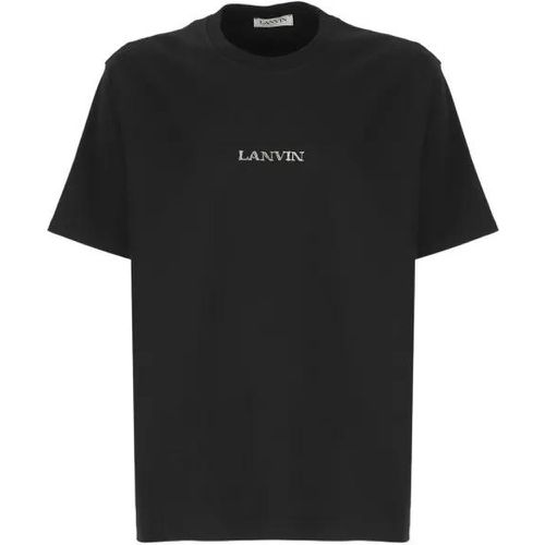 Cotton T-Shirt - Größe L - black - Lanvin - Modalova