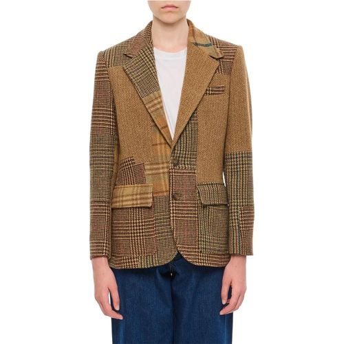 Heritage Patch Blazer - Größe 2 - braun - Polo Ralph Lauren - Modalova