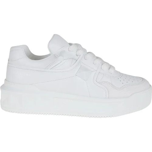 Low-Top Sneaker - White Low-Top One Stud Xl Nappa Leather Sneaker - Gr. 40 (EU) - in - für Damen - Valentino Garavani - Modalova