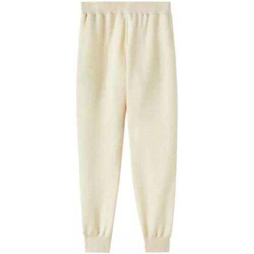 White Knit Jogger Pants - Größe 34 - white - Jil Sander - Modalova