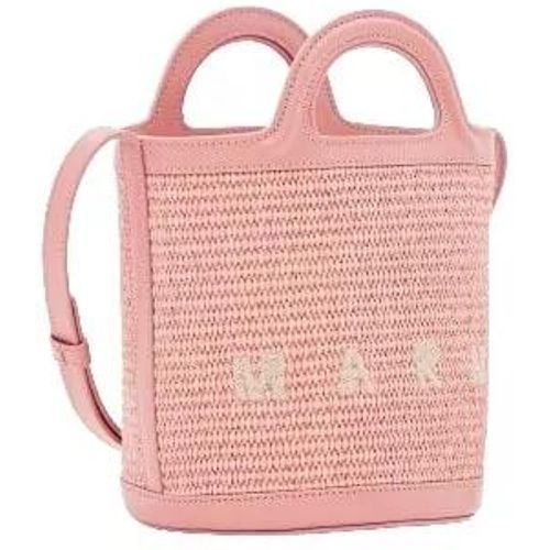 Shopper - Pink Logo Embroidered Bag - Gr. unisize - in - für Damen - Marni - Modalova