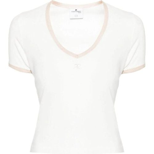 Courr�ges Top White - Größe M - Courrèges - Modalova