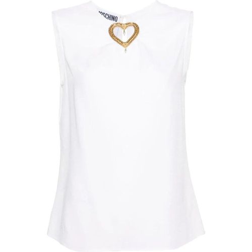 Top White - Größe 40 - Moschino - Modalova