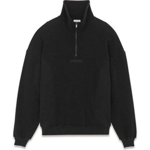 Cotton Fleece Sweatshirt - Größe M - Saint Laurent - Modalova