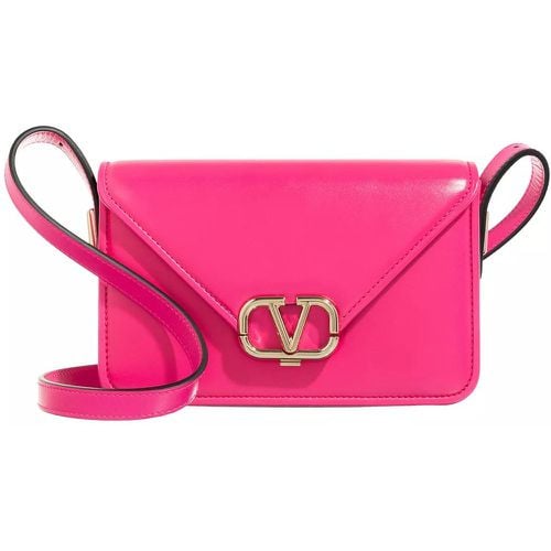 Crossbody Bags - Small Shoulder Bag in Cuvertform - Gr. unisize - in Rosa - für Damen - Valentino Garavani - Modalova