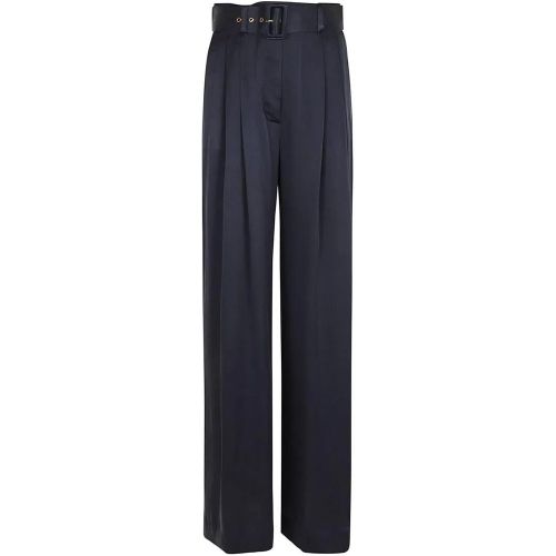 Navy/Blue Silk Tuck Pant - Größe 2 - Zimmermann - Modalova