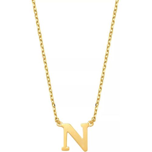 Halskette - Le Marais Chloé 14 Karat Initial Necklace Letter N - Gr. unisize - in - für Damen - Isabel Bernard - Modalova