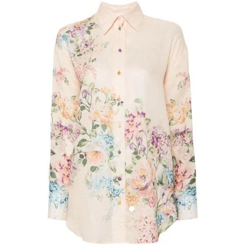 Halliday Floral-Print Shirt - Größe 1 - Zimmermann - Modalova